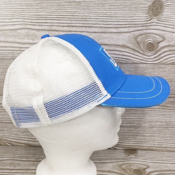 BUD LIGHT BEER PROMO LOGO BLUE VENTED SNAPBACK BASEBALL HAT CAP - Picture 6 of 8